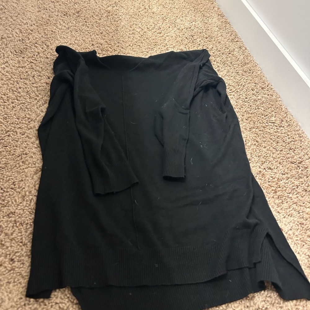 Classic Black Women's Crew Neck Sweater